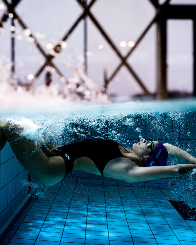 Entrenamiento y piscina